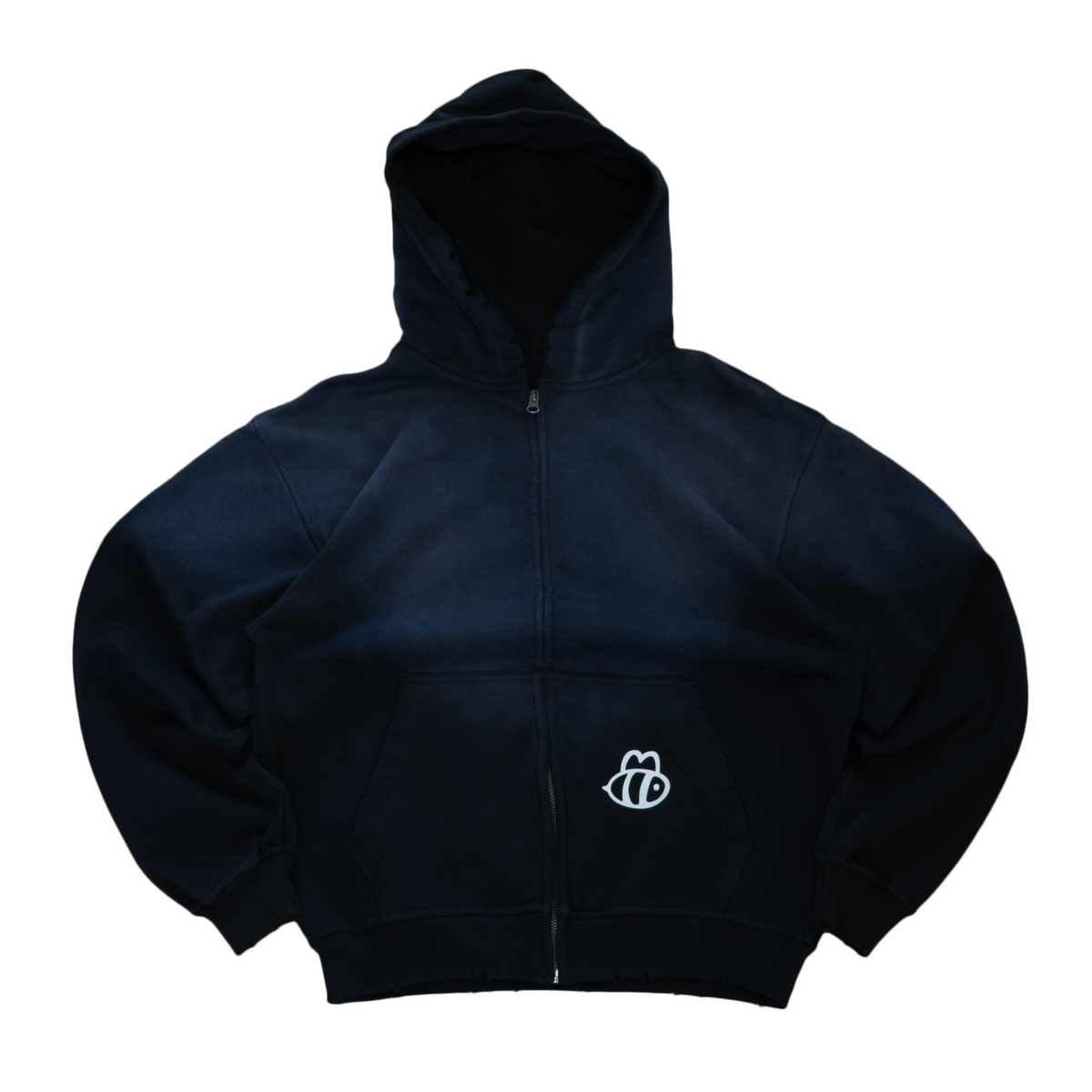 ABEJITA ZIP-UP HOODIE