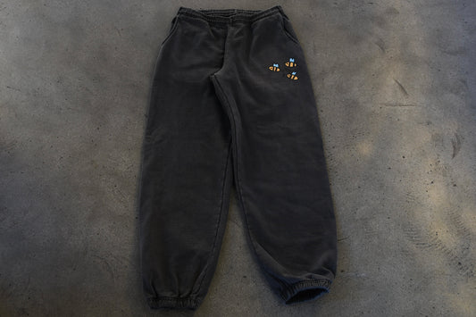 Abejitas Sweat Pants VINTAGE BLACK