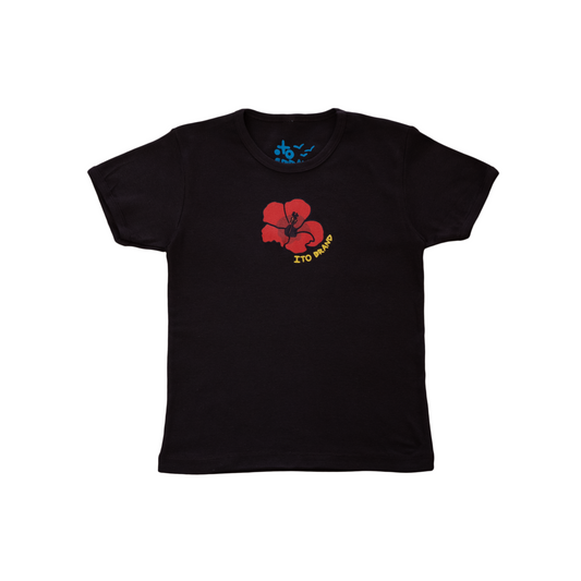 FLORECITAS WOMENS BABY TEE (BROWN)